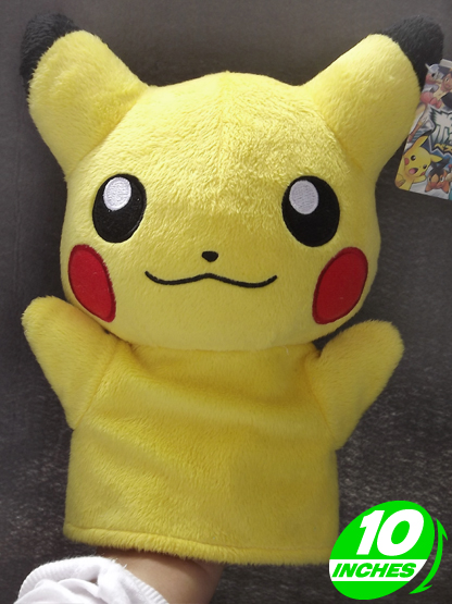 a pikachu puppet