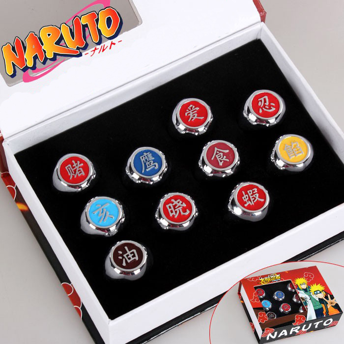 naruto silver ring