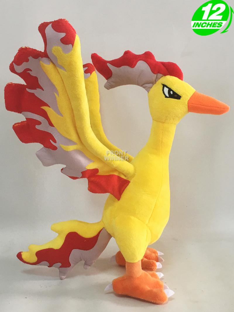 12'' Pokemon Moltres Plush Anime Stuffed Animal Doll Toy Game PNPL6291 ...