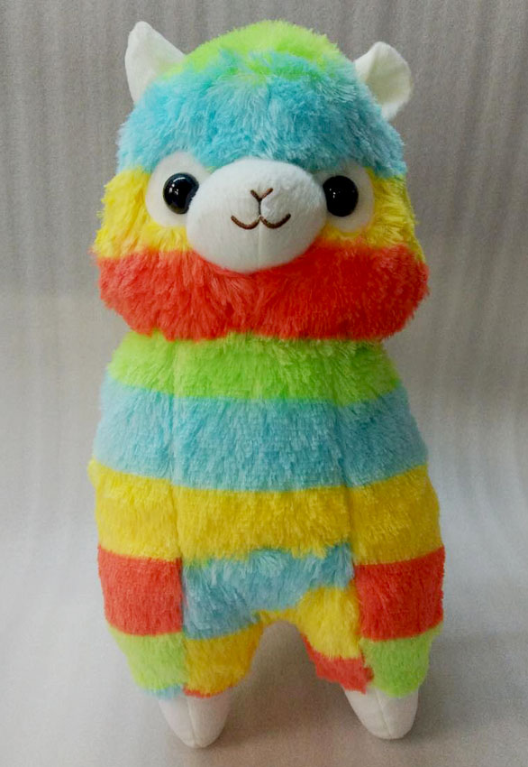 green alpaca plush