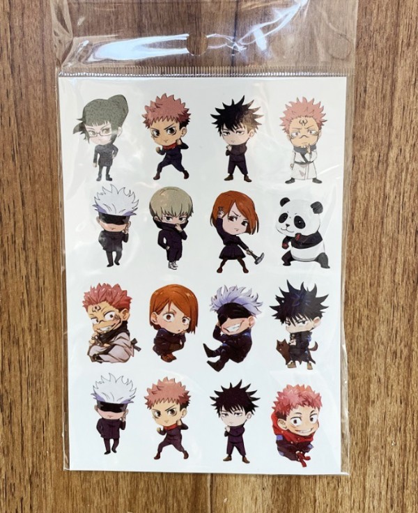 Jujutsu Kaisen Stickers Waterproof Tattoo Stickers - JKST1091 ...