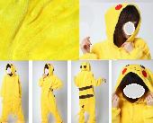 PN Pikachu Cosplay Costume Clothes - PNCS1850