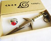 Naruto Keychain Kunai Ring Set - NAKY5594