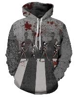 Halloween Hoodie Baseball Costume Digital Print - HACS0609