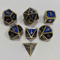 New Zinc Alloy Multi-faceted 7-piece Dice Set - DIFG6688