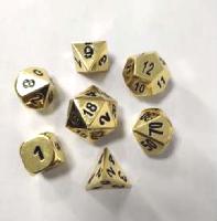 New Zinc Alloy Multi-faceted 7-piece Dice Set - DIFG8809