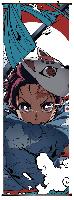 Demon Slayer Wallscroll - DSWS4124