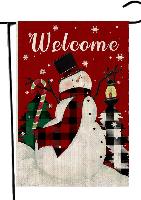 Christmas Banners Double-sided Courtyard Flags - CHBA8309