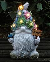 Solar Fairy Statues Garden Dwarf Lawn Decorations - ANFG1005