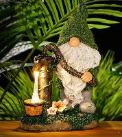 Solar Fairy Statues Garden Dwarf Lawn Decorations - ANFG1008