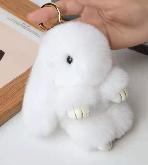 Jonstew Rabbit Plush Keychains Pendants - ANKY0011