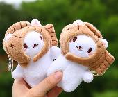 Fish Cat Plush Keychains - ANPL1002