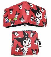 Anime Zip Wallet Folded Card Wallets - KUWL2603