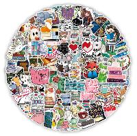 Book Reading Doodle Stickers - ANST0870