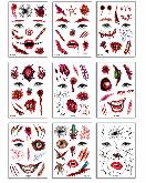 Halloween Prank Makeup Tattoo Stickers - HAMT0808