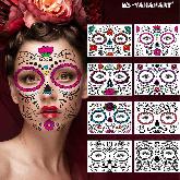 Halloween Prank Makeup Tattoo Stickers - HAMT0809