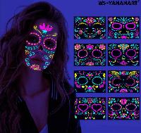 Halloween Prank Makeup Tattoo Ultraviolet Stickers - HAMT0810