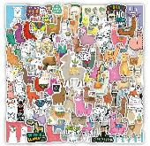 Alpaca Stickers 100pcs - ALST1616